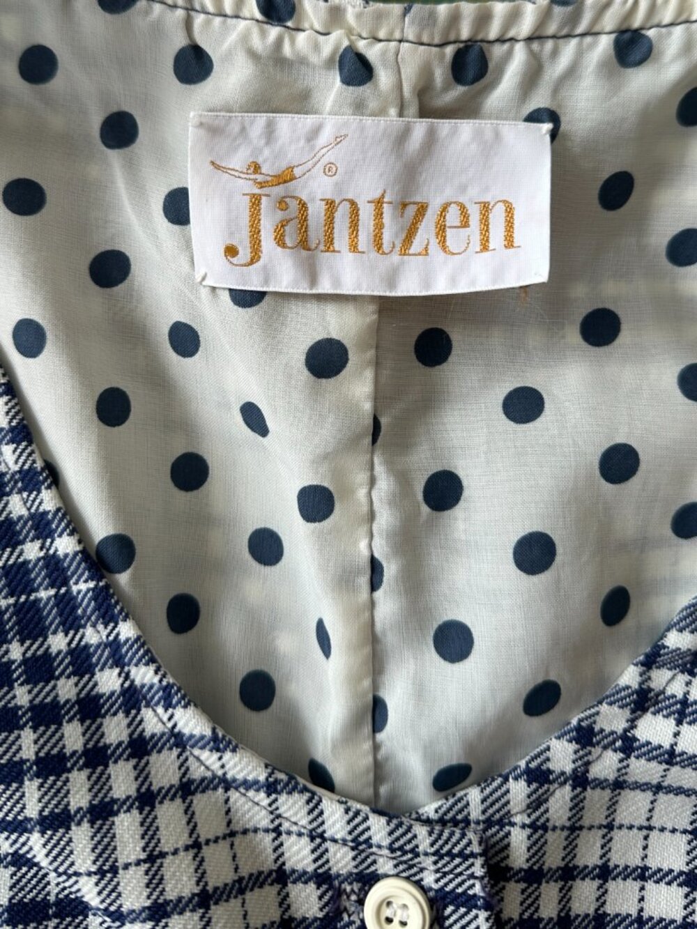 Vintage Jantzen Stripe & Polka Dot Vest - Picture 8 of 13